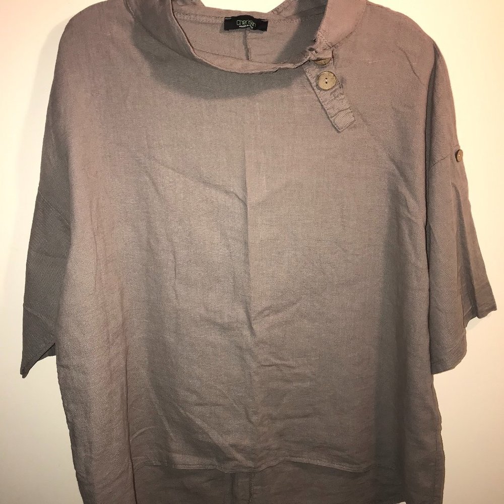 Cherishh linen top - made in Italy